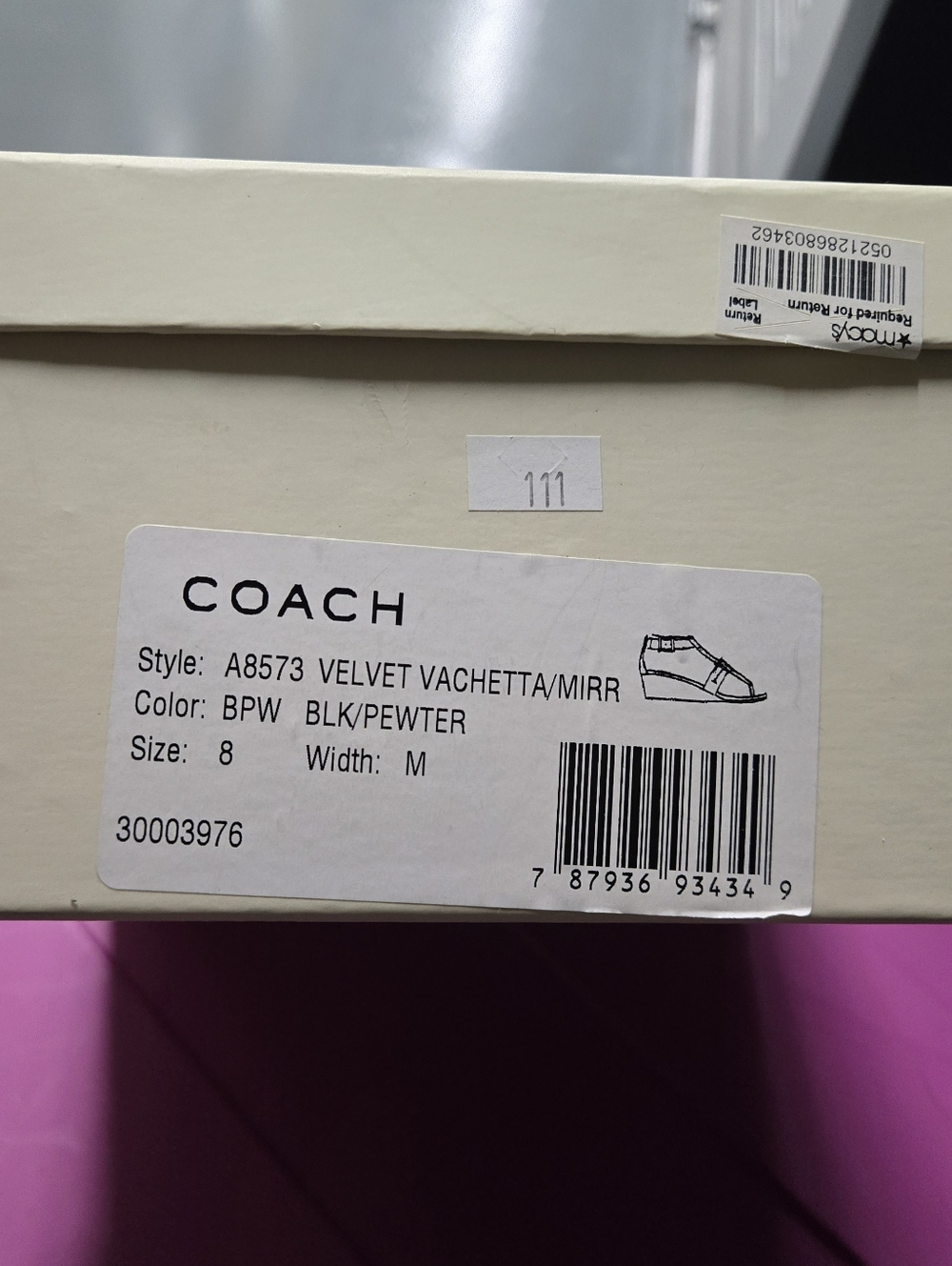 Coach Leather Sandals Black And Snakeskin Print - Picture 8 of 9